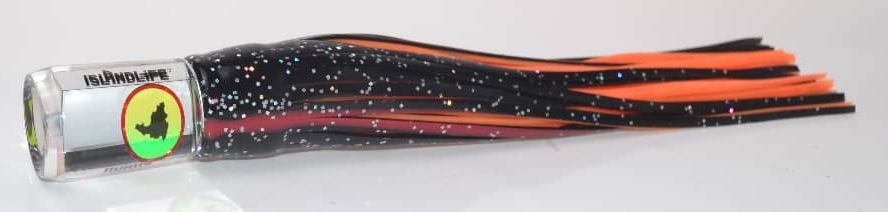 Lure, Rukus 8" Black/Orange