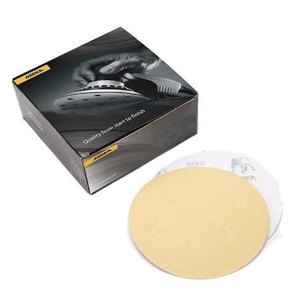 Sanding Disc, 5" Psa-Disc with Liner G:600 No-Hole Gold