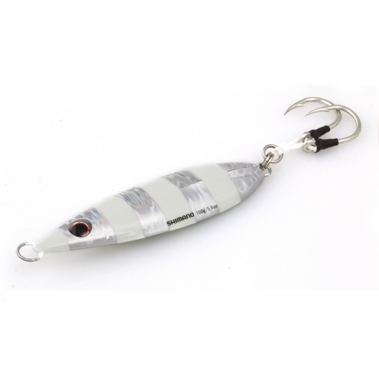 Jig, Butterfly Flat-Fall 300g Zebra Glo