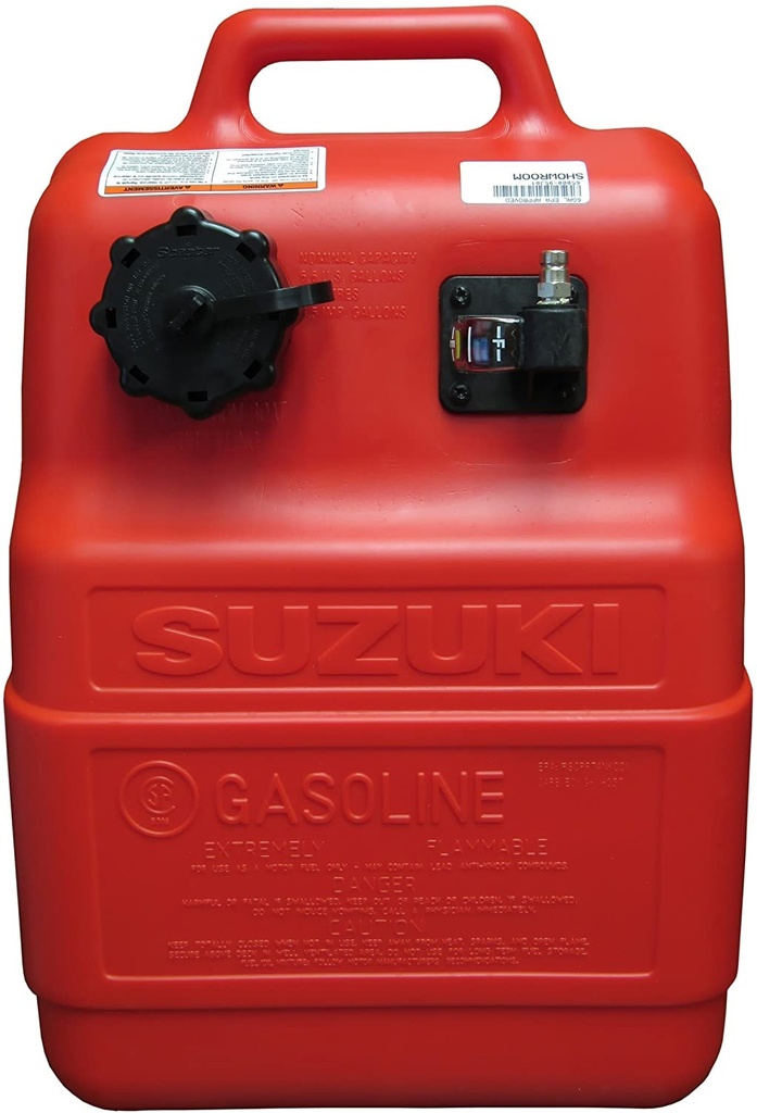 Fuel Tank, Portable with Gauge 6.6Gal Red