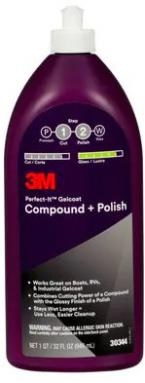 Rubbing Compound and Polish, P1000 Perfect-It 32oz