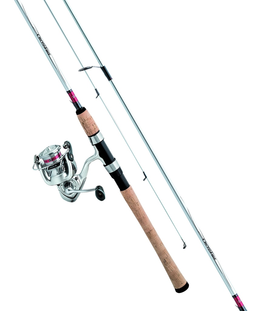 Rod/Reel, Crossfire Spin Medium 6'6" Size:25 2Pc