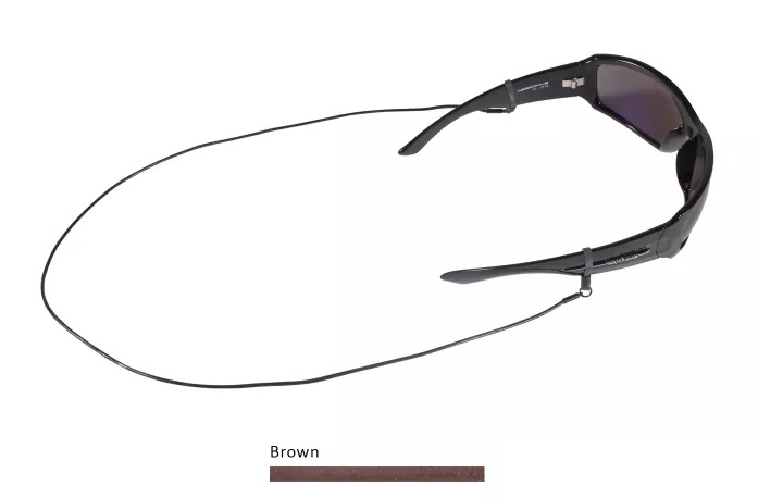 Glasses Strap, Premium Leather Spec End Brown