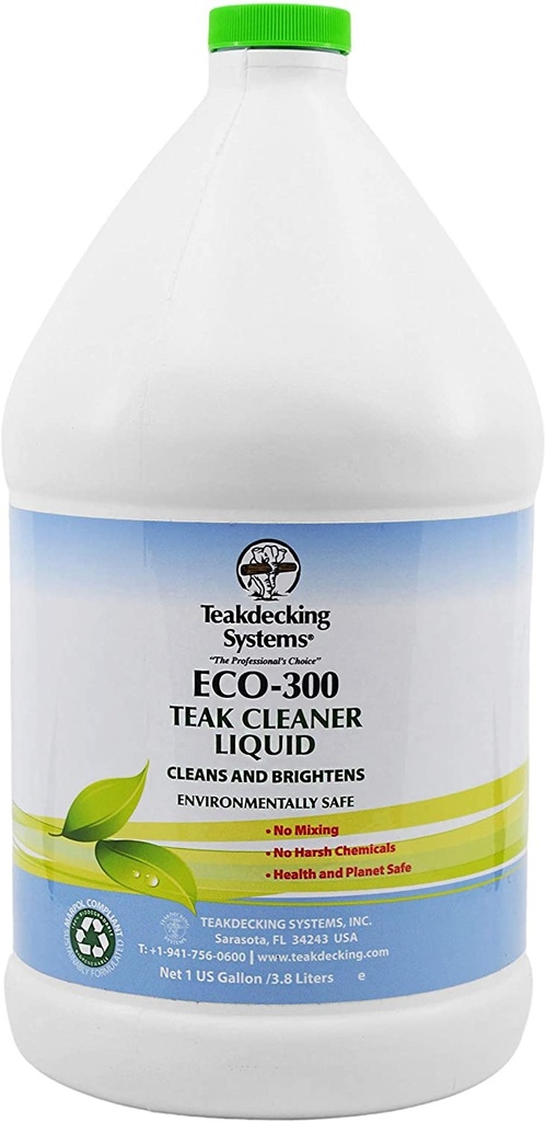 Teak Liquid Cleaner, ECO-300 Gallon