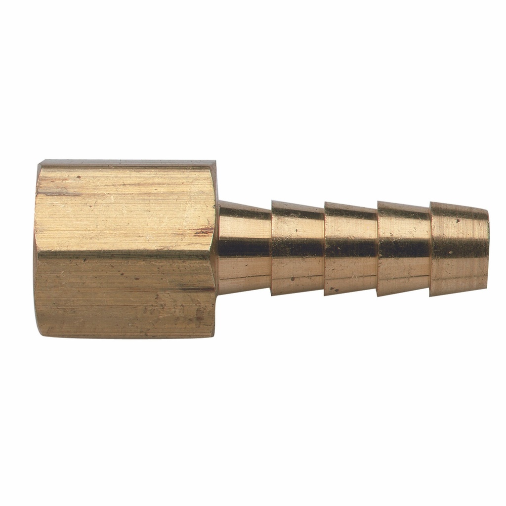 Hose Barb, Hose 5/16 Pipe 1/4" NPT Tapered Brass