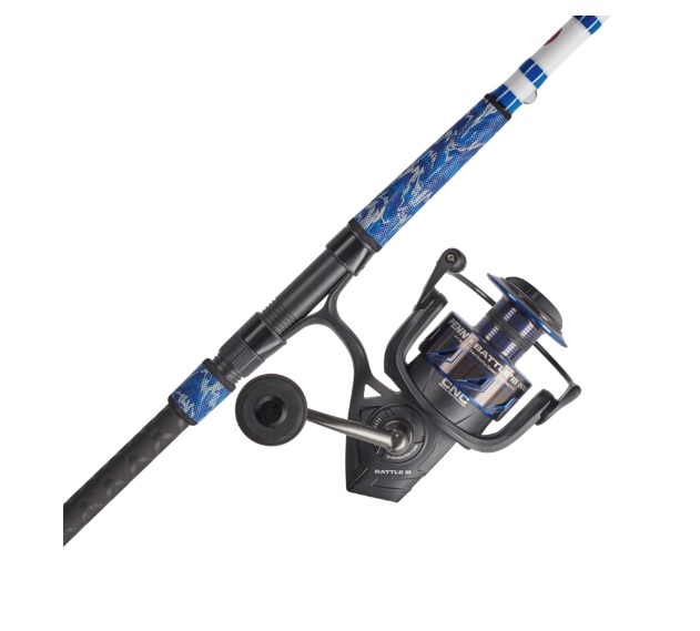 Rod/Reel, Battle III Spin Sz:8000 35Lb/390Yd Rod:10'