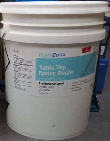 Table Top Resin, Kit 2-Pail 10 Gallon