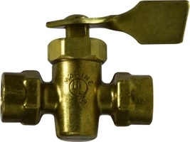 Fuel Valve, Solid Bottom 1/4" F x F