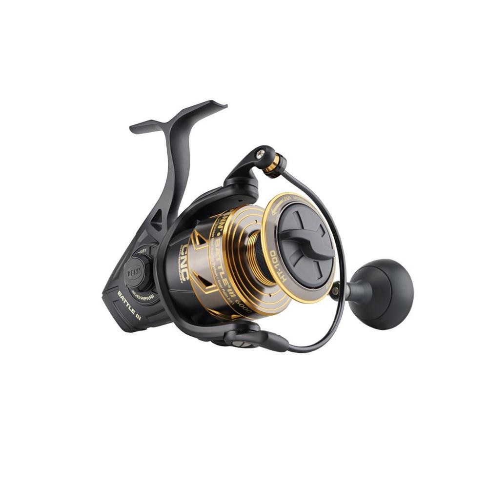 Reel, Battle III Spin 25Lb/230Yd Mono Black/Gold