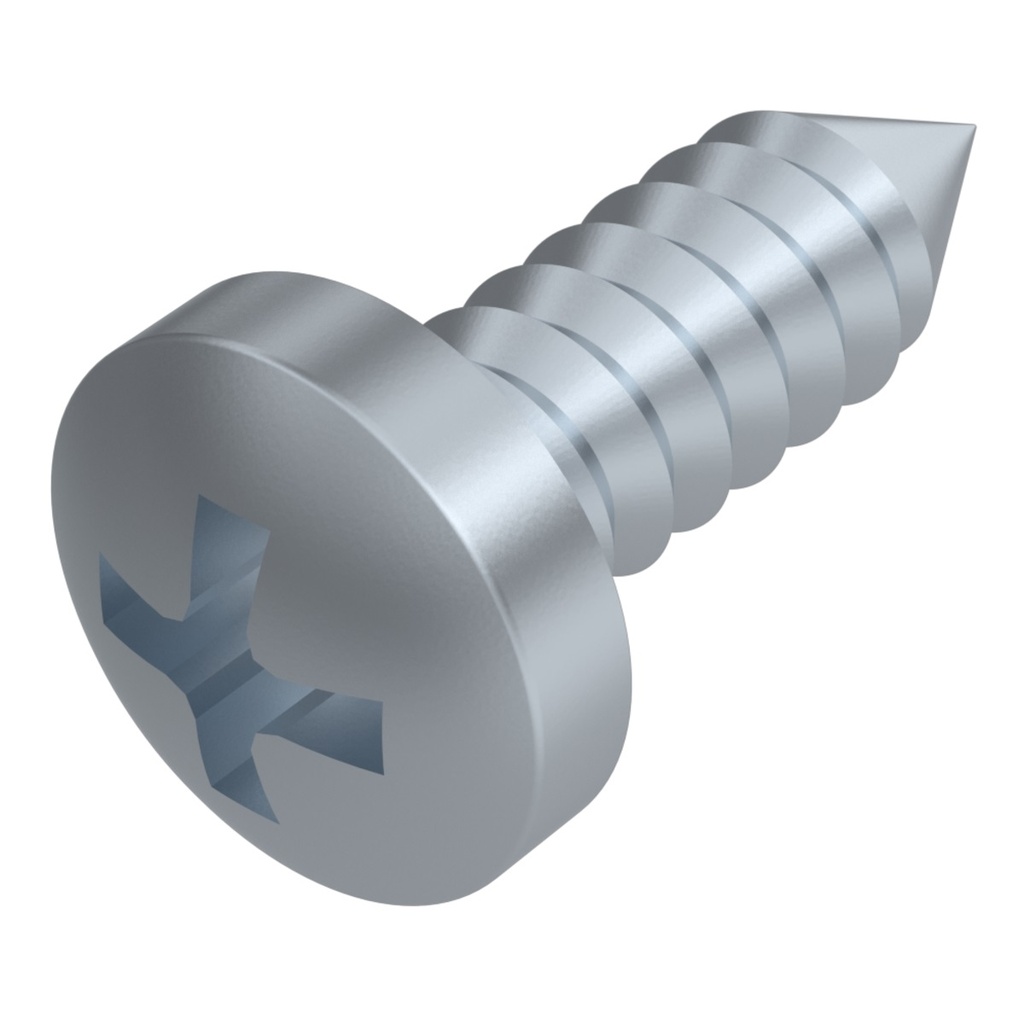 Self Tapping Screw, Stainless Steel Pan Head with Point A2 2.9 x 13mm