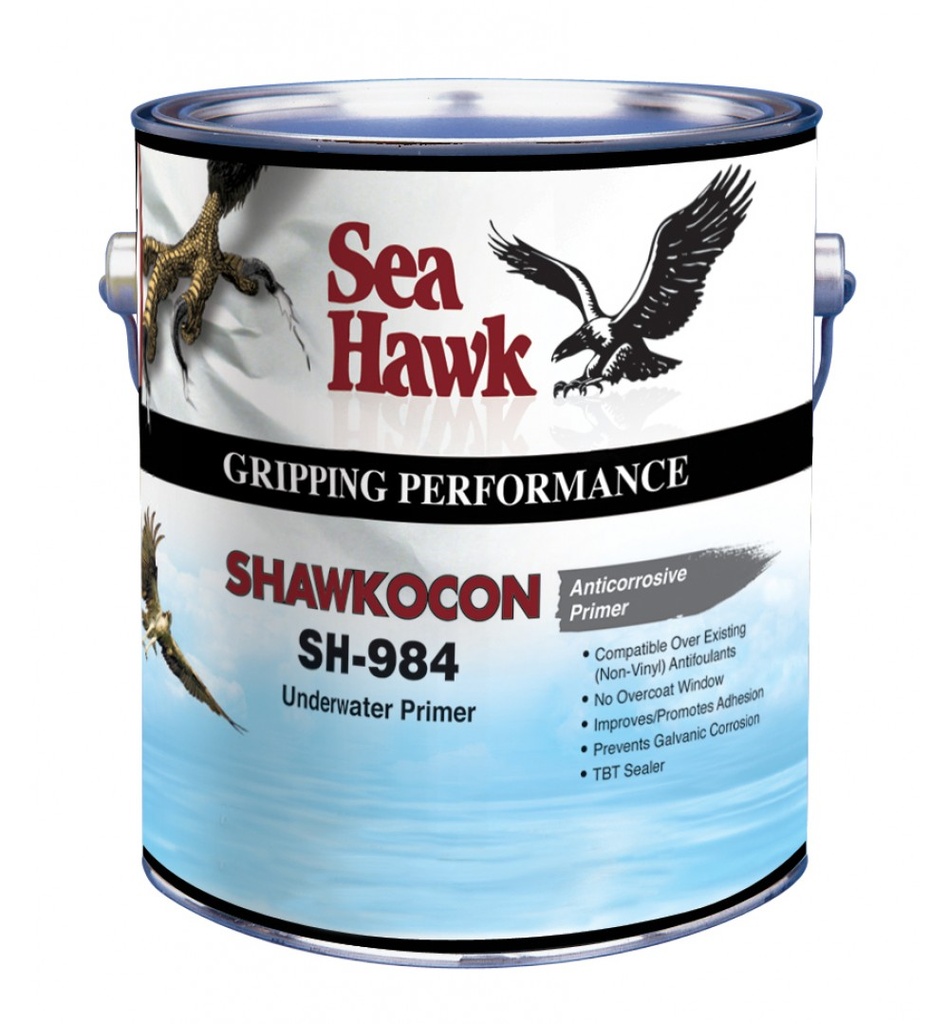 Primer, Shawkocon Underwater Anti-Corrosive  Gray Metallic Gallon