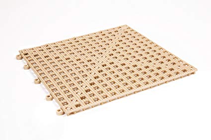 Dri-Dek Flooring Almond 1'x1' Square Interlocking