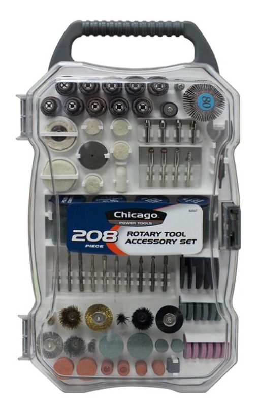 Rotary Tool, Accessory Set 208 Pc