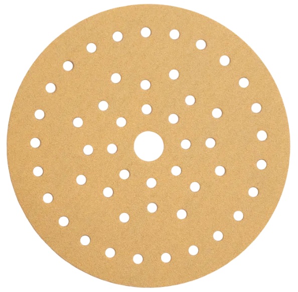 Sanding Disc, 6" Grip G:120 50Hole Gold