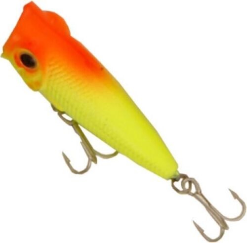 Lure, Ol' Big Mouth Popper 2" Chartreuse Orange Back 1Pk