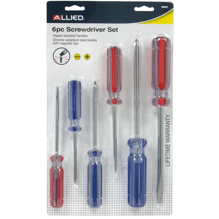 Screwdriver Set, 6Pc