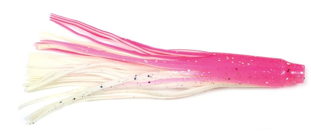 Lure, Skirt Tuna Tail Pink/White/Silver Flake 10Pk