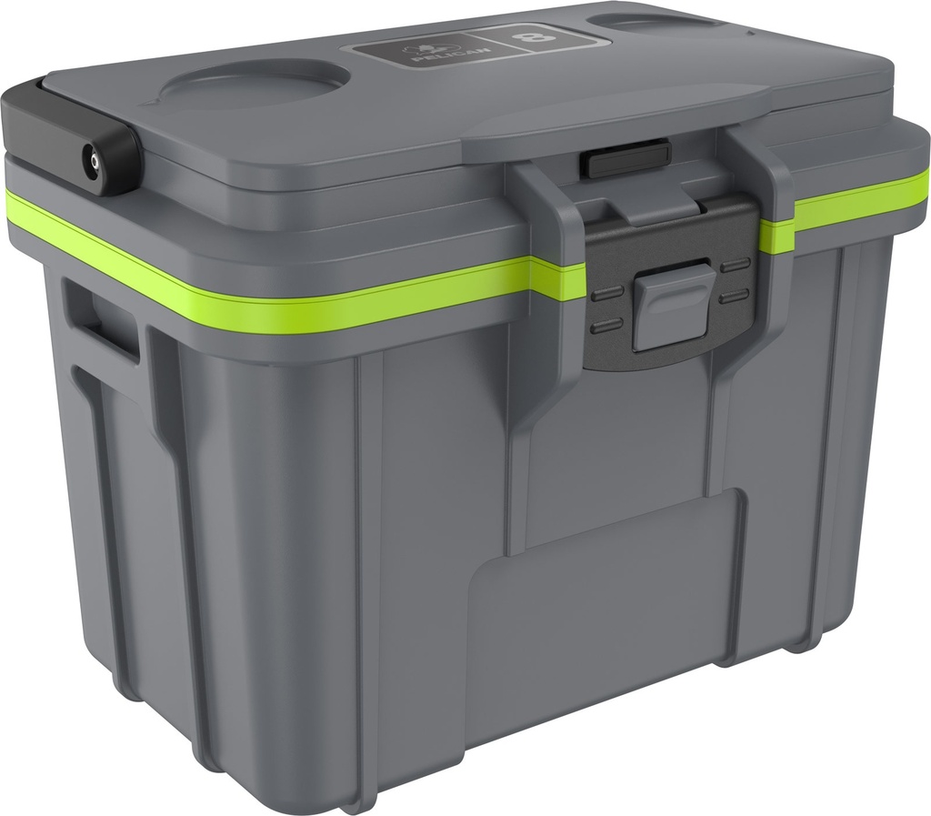 Cooler, Personal Elite 8Qt Dark Gray/Green