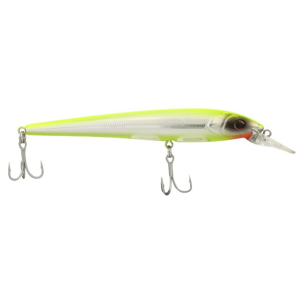 Lure, Hit Stick Saltwater 3-6' 120mm Chrome/Chartreuse