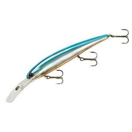 Lure, Walleye Deep Trolling Plug 4-3/4" 5/8oz Chrome/Blue