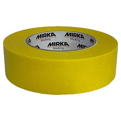 Masking Tape, 120°C Yellow Line 1.42" x 180'