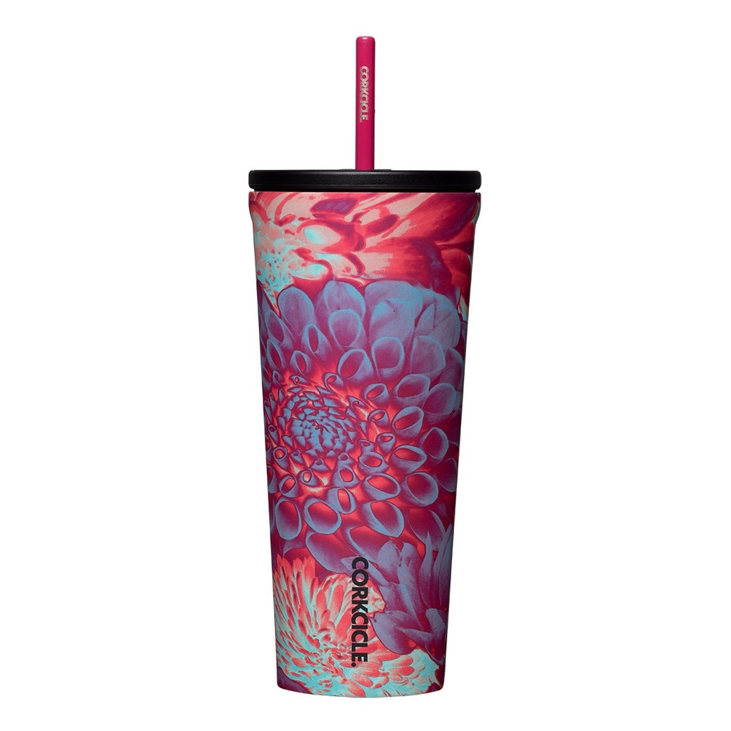 Cup, Cold Dopamine Floral 24oz