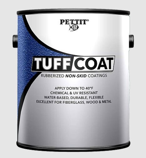 Coating, Rubberized Non-Skid Tuff Coat White Gallon