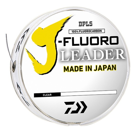 Fluorocarbon Leader, J-Fluoro 60Lb 50Yd Parallel Spooling Band Clear