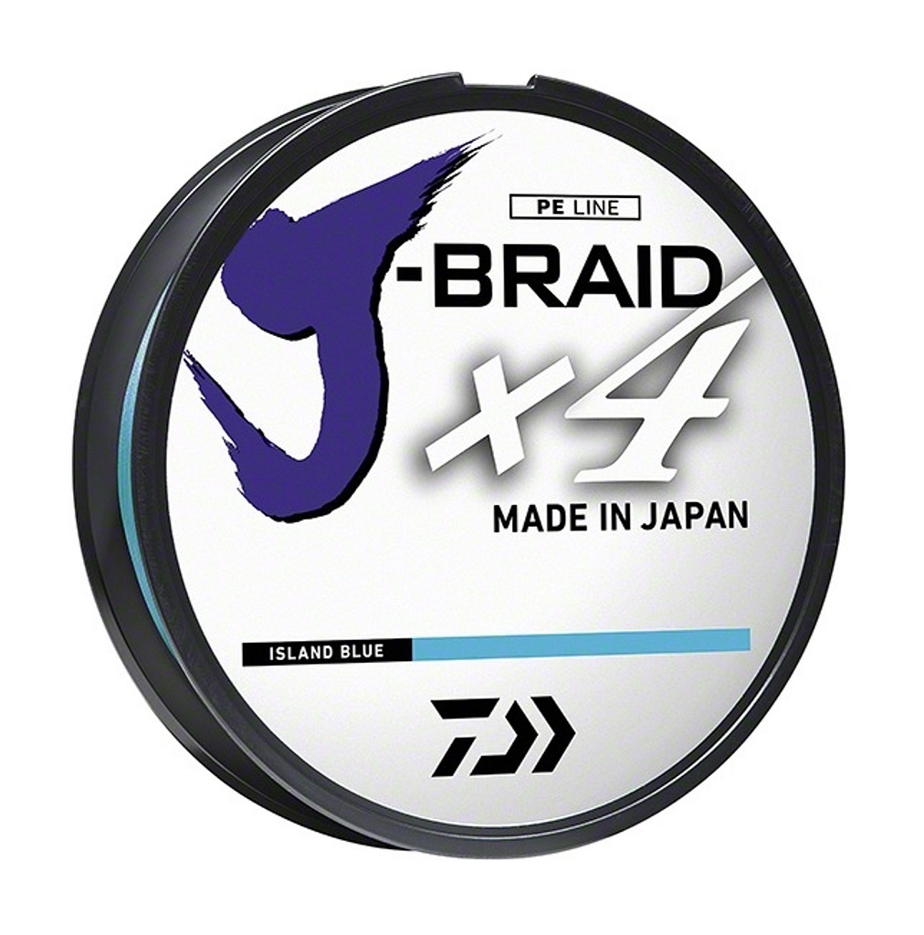 Line, J-Braid x4 4 Strand Braided 20Lb 300Yd Island Blue