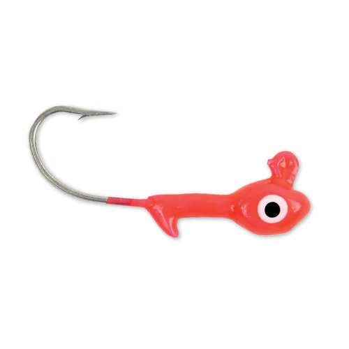 Jig, Grub Head 1/8oz #1 Hook Pink 10Pk