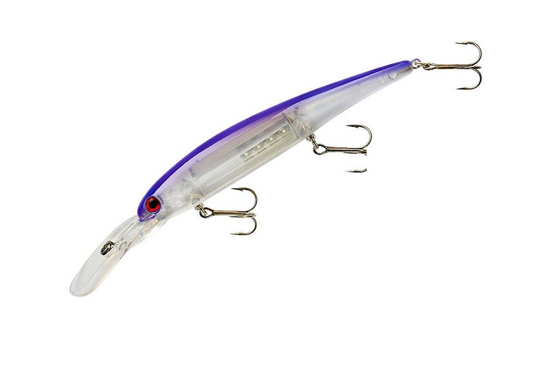 Lure, Walleye Deep Trolling Plug 4.75" 5/8oz Purple Mist