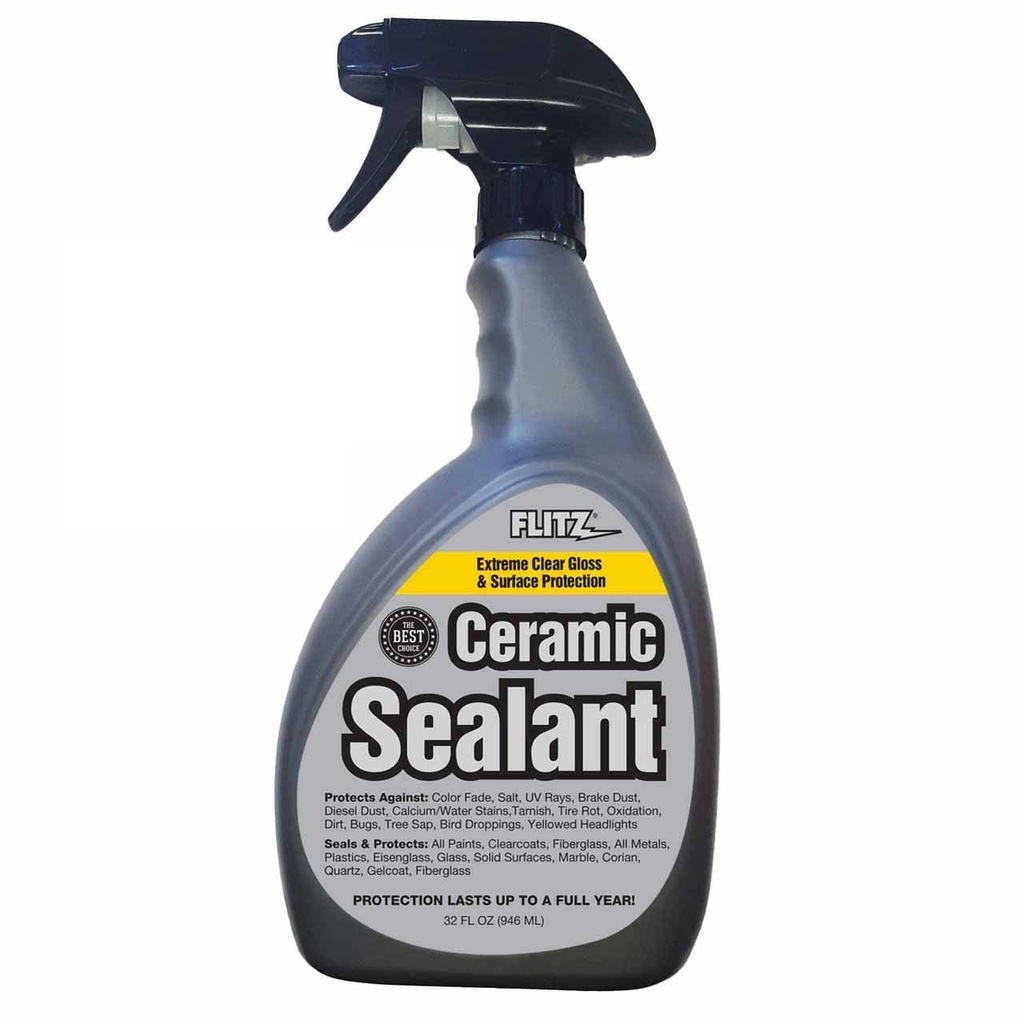 Sealant, Ceramic Extreme Clear Gloss & Surface Protection 32oz Spray Bottle