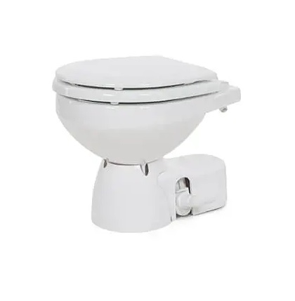 Toilet, Elec:12V Compact-Bowl Quiet-Flush E2