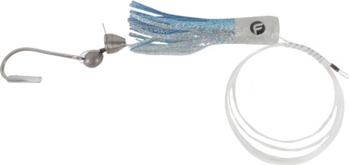 Lure, Mini Chuggr Prerigged 4" Blue/Chrome