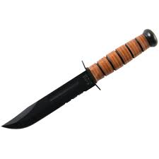 Knife, Fighting Serrated KA-BAR 2-1218-5 Full Size USMC