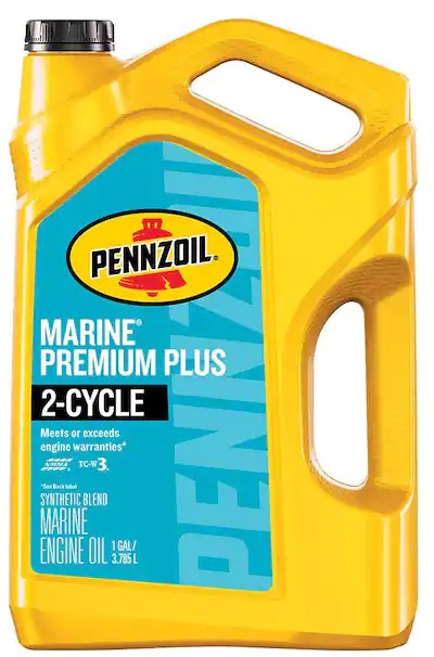 Outboard Oil, Marine Premium Plus 2 Cycle Synthetic Blend NMMA TC-W3 Gallon