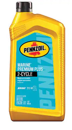 Outboard Oil, Marine Premium Plus 2 Cycle Synthetic Blend Quart