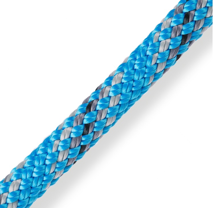 Dyneema Rope, D2 Club 14mm Blue per Foot