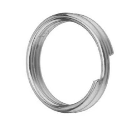 Split Ring, Size 6 5Pk