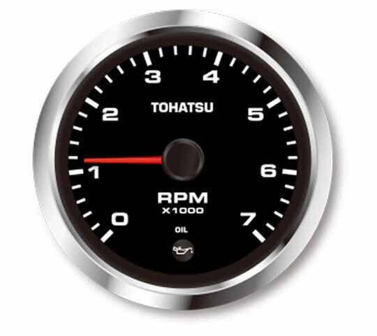 Tachometer, Analog Black for MFS40-140