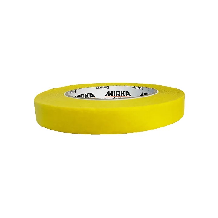 Masking Tape, 120°C Yellow Line .71" x 180'