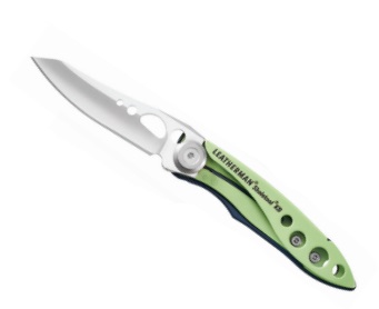 Leatherman Tool, Skeletool KB Stainless Steel Paradise 2 Tools