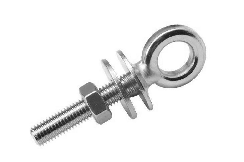 Eye Bolt, Thread:M10 Length:50 Overall Length:86 EyeØ:16mm