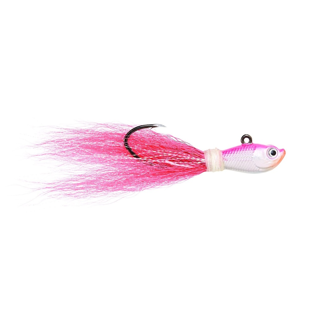 Jig, Pro-V Bucktail 1oz 5/0 Pink