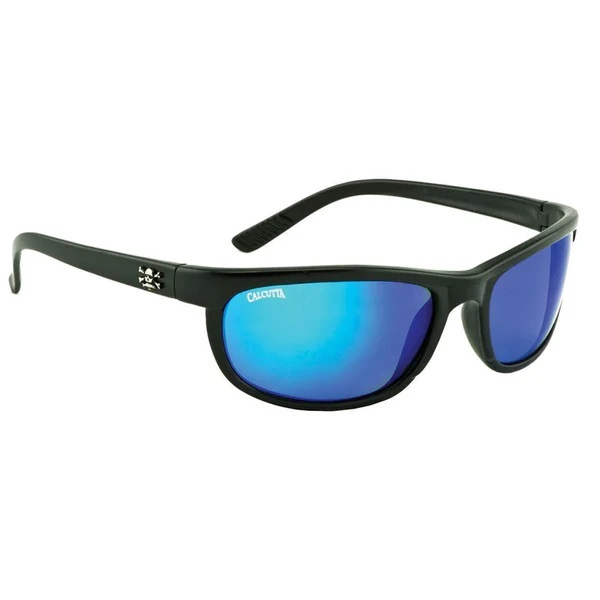 Sunglasses, Norton Frame: Matte Black Lens: Blue Mirror