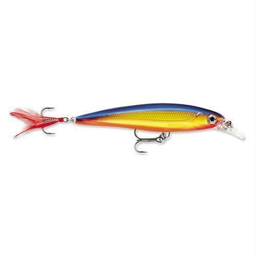 Lure, X-Rap Jerkbait 3-1/8" 1/4oz Hot Steel Suspending