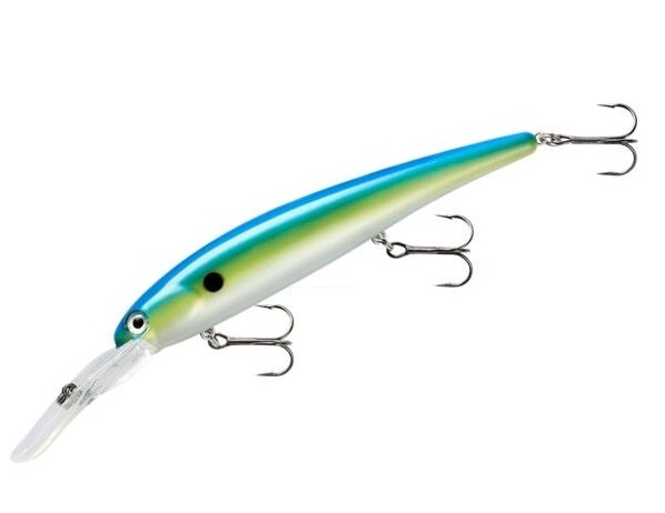 Lure, Walleye Deep Trolling Plug 4-3/4" 5/8oz Neon Shad