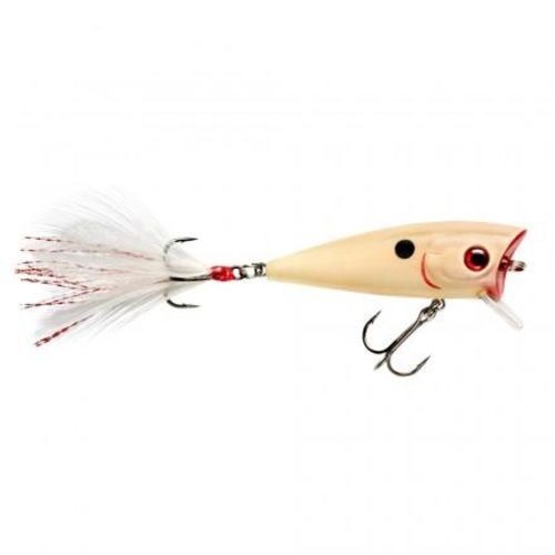 Lure, Prank Popper/Diver 2.31" 5/16oz #6 Trebles Bone Shiner