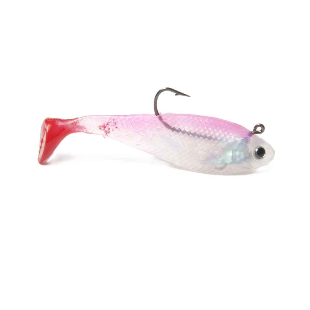 Lure, Rigged Swim Shad Pearl/Pink/Red 3" 5Pk