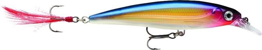 Lure, X-Rap Jerkbait 3-1/8" 1/4oz Purple Gold Suspending